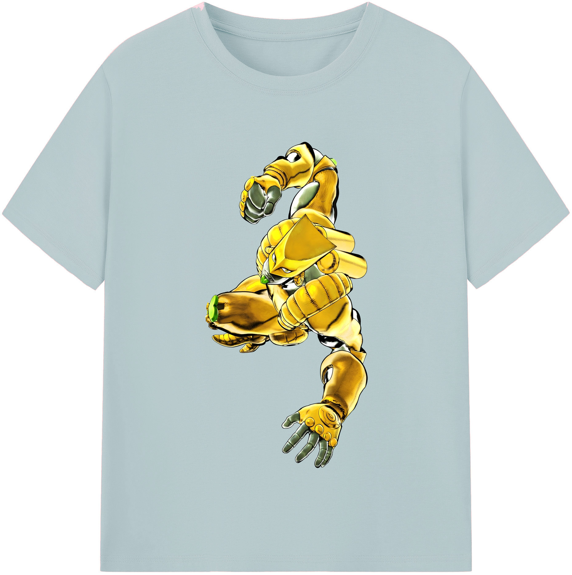 （画像用） ジョジョの奇妙な冒険 ディオ?ブランドー JoJo's Bizarre Adventure Dio Brando 綿100％半袖Tシャツ（フロントプリント）
